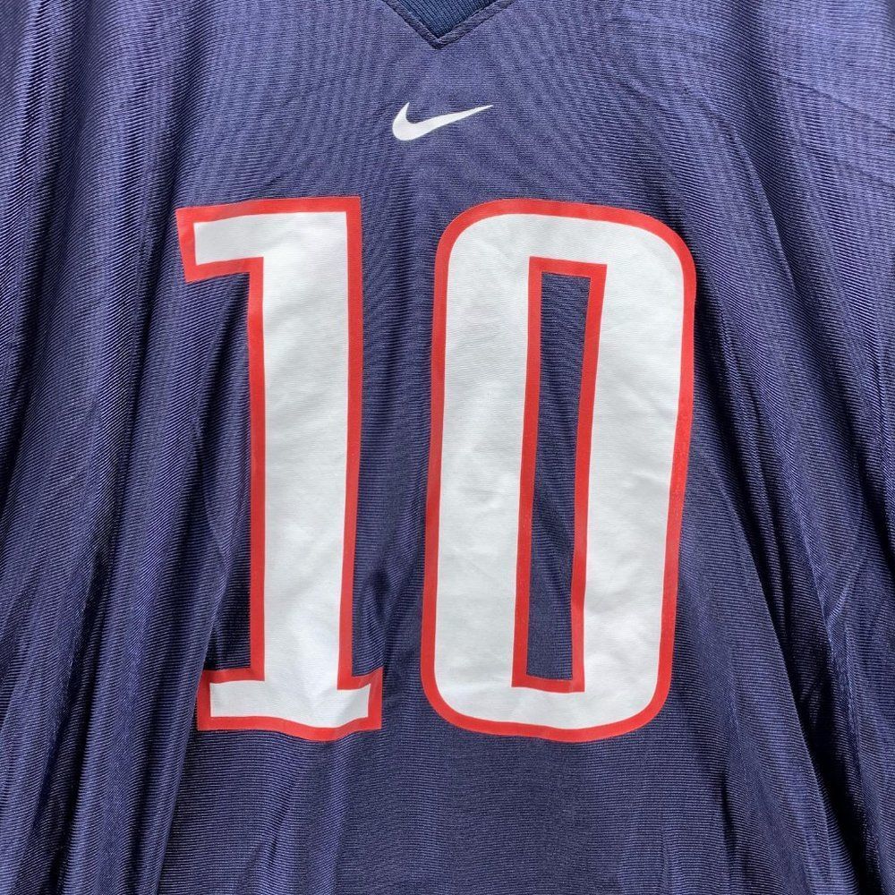 Nike Jersey Shirt Men Large Adult Blue Red 10 Arizona Outdoors Athletic Vintage - Picture 2 of 14